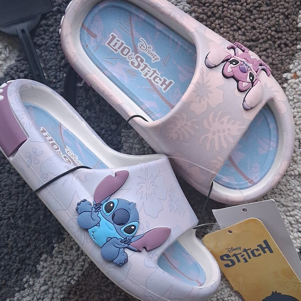 Disney Girls Kids Summer Stitch  Slides